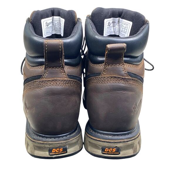 Danner Mens Steel Yard Brown Met Guard Steel Tue Work Boot Size US 8.5 main image 8